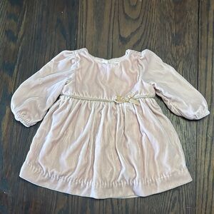 Baby Gap Pink Velvet Dress